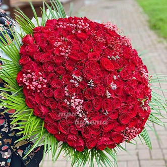 Букет из 201 красной розы 70 см Букет из 201 красной розы 70 см